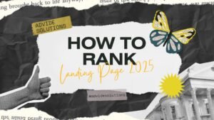 How To Rank Landing Page 2025