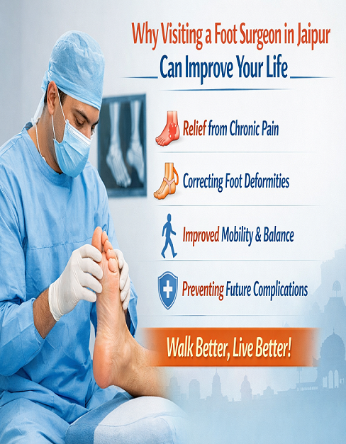 Why Visiting a Foot Surgeon in Jaipur Can Improve Your Life