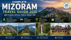Complete Mizoram Travel Guide 2026: Best Places, Hotels, Food & Travel Tips