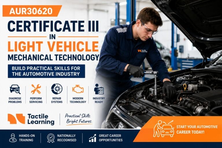 AUR30620 Certificate III in Light Vehicle Mechanical Technology: Build Practical Skills for the Automotive Industry