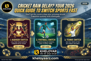 Kheloyaar Rain Delay Bets: Quick Cricket Sport Switch Guide in 2026