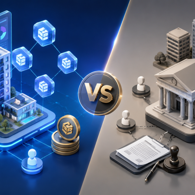 White Label Real Estate Tokenization Development vs Traditional Property Investment Platforms