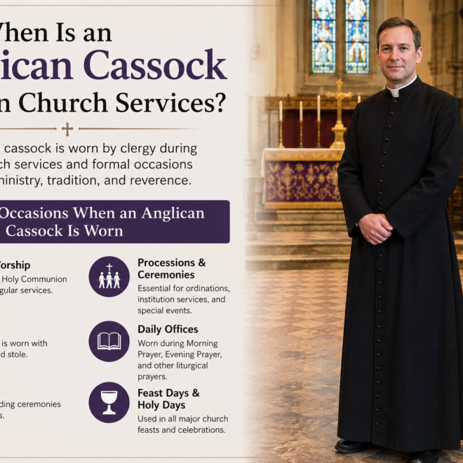 When Is an Anglican Cassock Worn in Church Services?