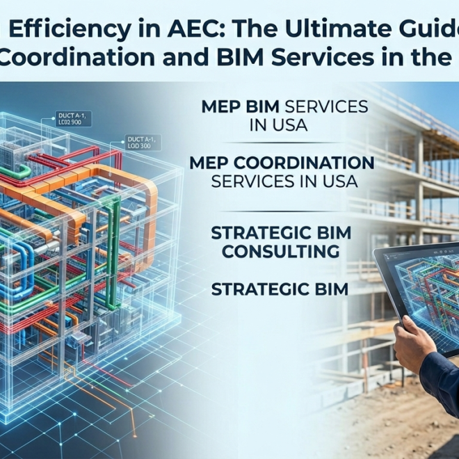 Driving Efficiency in AEC: The Ultimate Guide to MEP Coordination and BIM Services in the USA