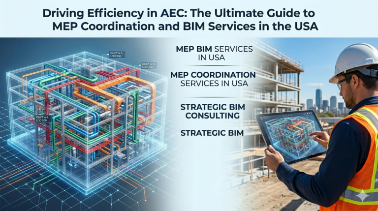 Driving Efficiency in AEC: The Ultimate Guide to MEP Coordination and BIM Services in the USA