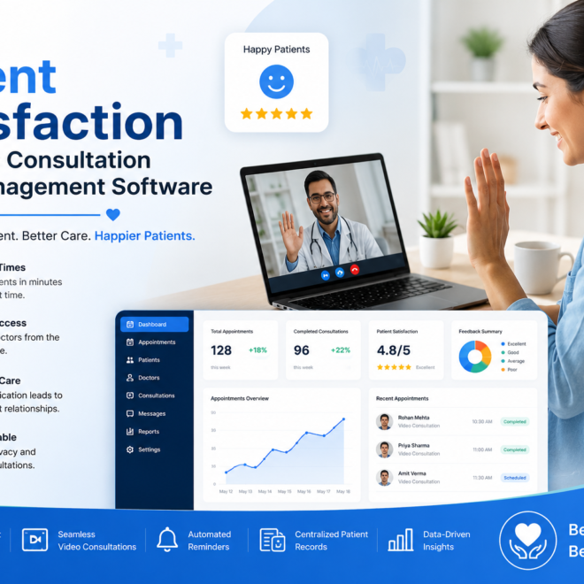Boost Patient Satisfaction via Online Consultation Clinic Management Software