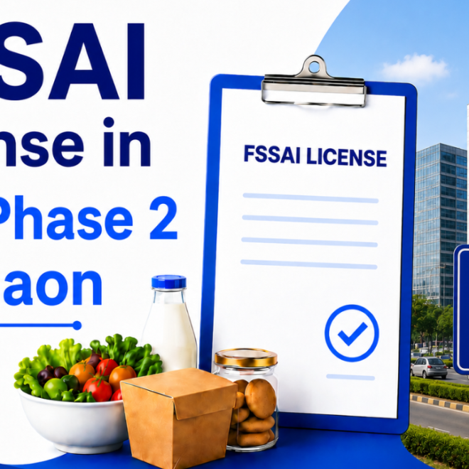 FSSAI License in Dlf Phase 2 Gurgaon
