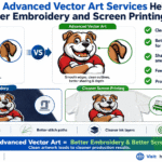How Advanced Vector Art Services Help Create Cleaner Embroidery and Screen Printing Results