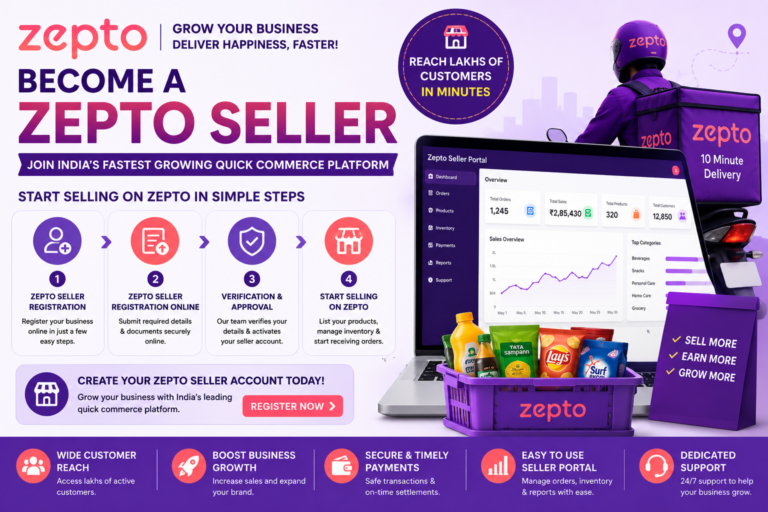 Zepto Seller Registration: Complete Guide to Creating a Zepto Seller Account
