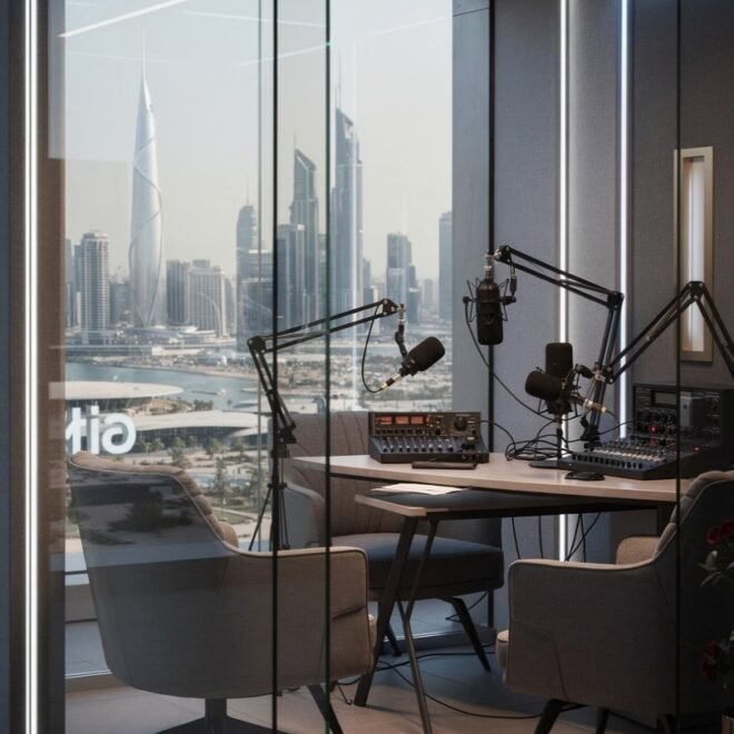 Best Podcast Studios Dubai with Creative and Modern Setups