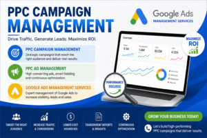 PPC Campaign Management Services for Maximum ROI and Business Growth