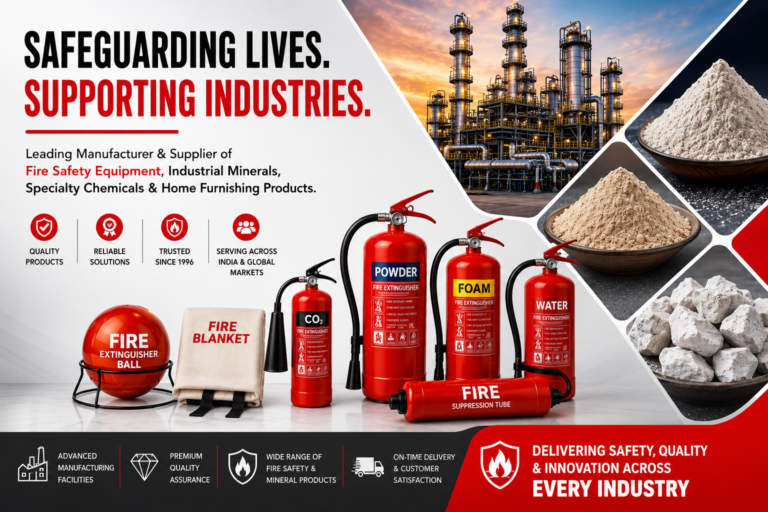 Speciality Geochem – India’s Trusted Manufacturer of Industrial Minerals, Chemicals & Fire Safety Equipment