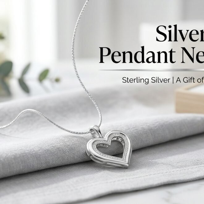 Silver Heart Pendant Necklace For Elegant And Meaningful Gifts