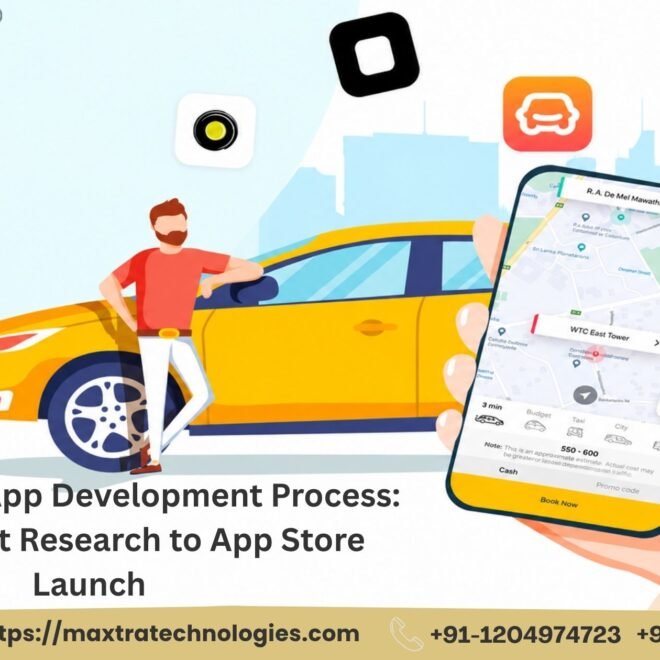 Taxi Booking App Development Process: From Market Research to App Store Launch