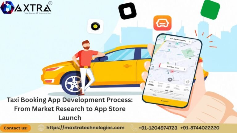 Taxi Booking App Development Process: From Market Research to App Store Launch
