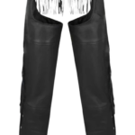 Zippered Vent Chaps for Airflow Motorcycle Riding Comfort