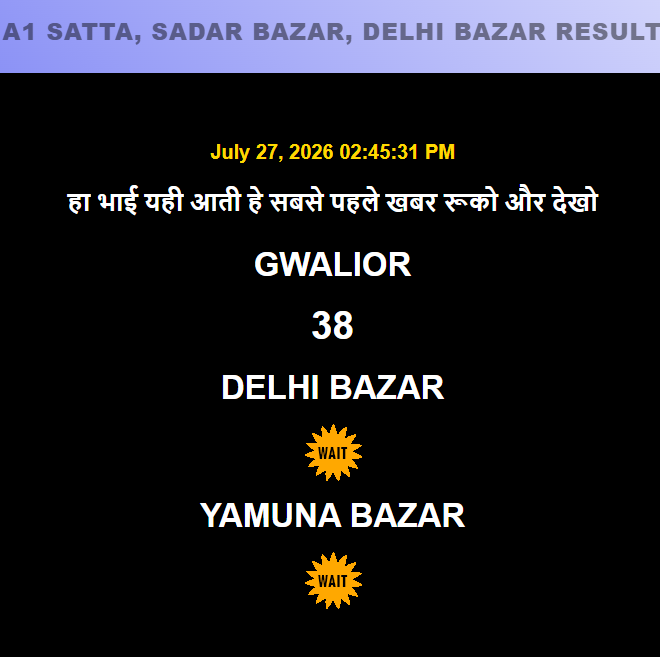 Delhi Bazar Satta