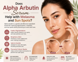 Does Alpha Arbutin Serum Help with Melasma and Sun Spots?