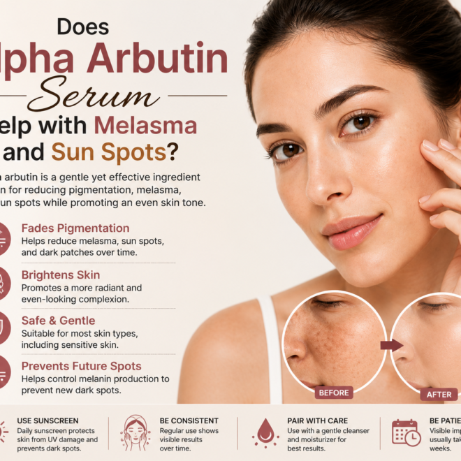 Does Alpha Arbutin Serum Help with Melasma and Sun Spots?