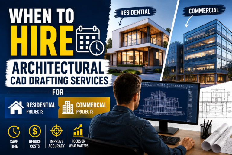 When to Hire Architectural CAD Drafting Services for Residential and Commercial Projects
