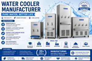 Water Cooler Manufacturer in India – High-Performance Commercial & Industrial Water Cooling Solutions