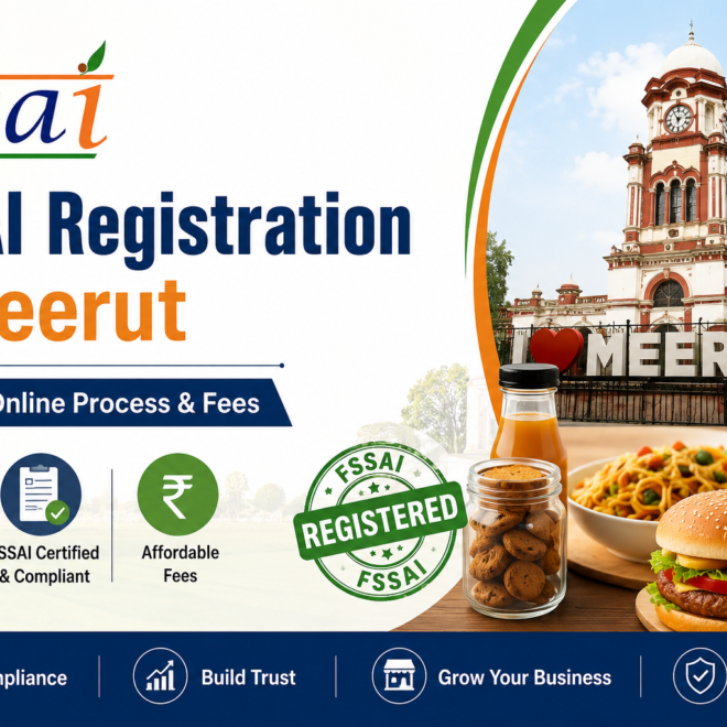 FSSAI Registration in Meerut – Complete Online Process & Fees