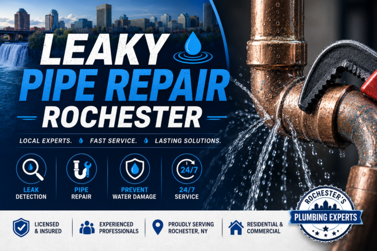 Leaky Pipe Repair Rochester: Your Complete Guide to Fixing Leaks Before They Become Disasters