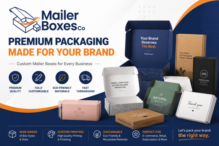 Mailer Boxes Co. – Premium Custom Packaging Solutions for Every Brand