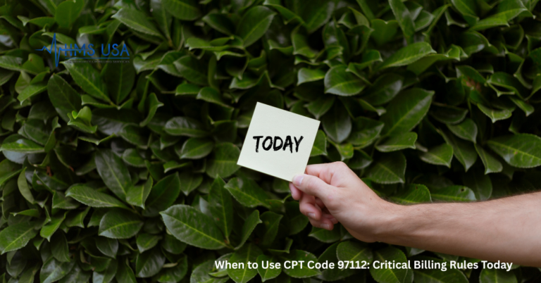 When to Use CPT Code 97112: Critical Billing Rules Today