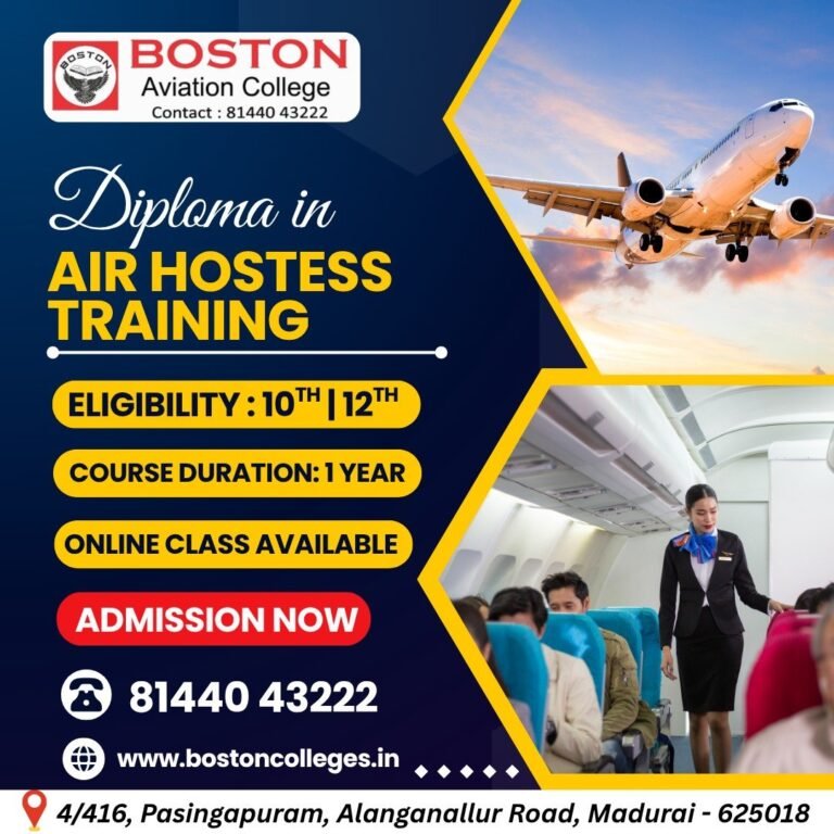 How to Choose the Right Air Hostess Training Institute After 12th
