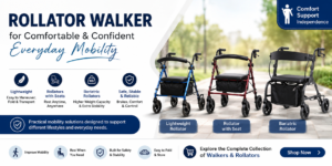How to Choose the Right Rollator Walker for Comfortable Everyday Mobility