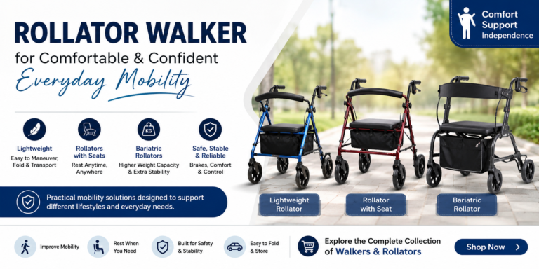 How to Choose the Right Rollator Walker for Comfortable Everyday Mobility