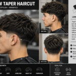Low Taper Haircut for Black Men