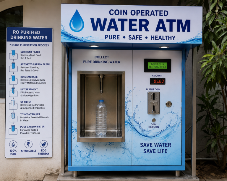 Coin Operated Water ATMs: Making Clean Drinking Water More Accessible
