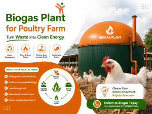 How Does a Biogas Plant Work for Poultry Farms in India?
