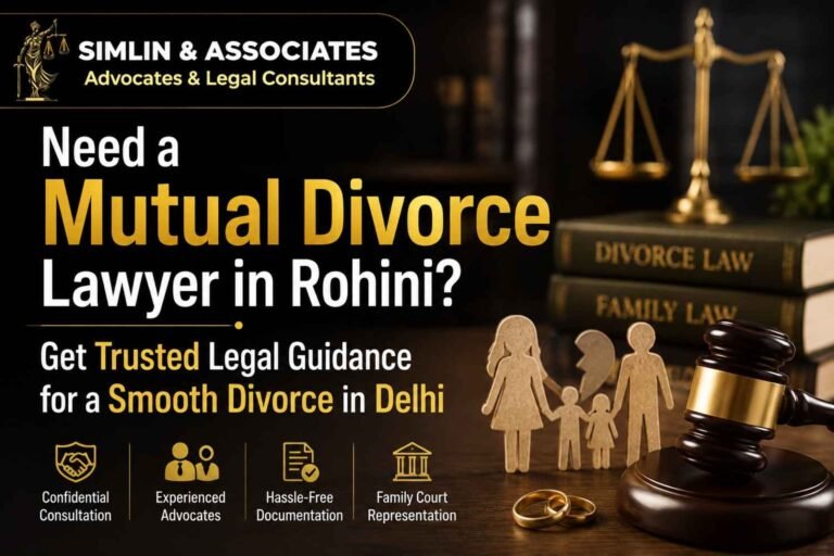 Need a Mutual Divorce Lawyer in Rohini? Get Trusted Legal Guidance for a Smooth Divorce in Delhi