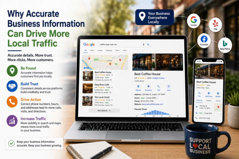 Why Accurate Business Information Can Drive More Local Traffic
