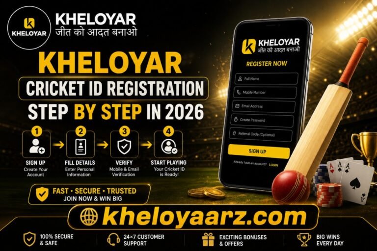 Kheloyar Cricket ID Registration Step by Step in 2026