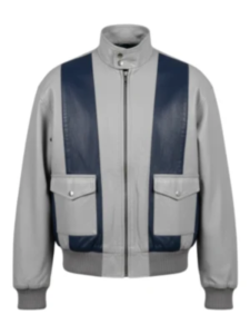 Vintage Grey Retro Bomber Jacket: Timeless Style with a Modern Edge