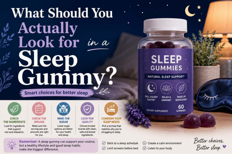 What Should You Actually Look for in a Sleep Gummy?