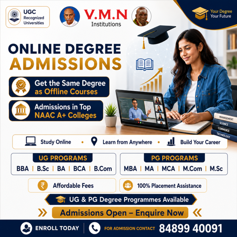 Best Online Degree Colleges in Tamil Nadu: A Student’s Guide