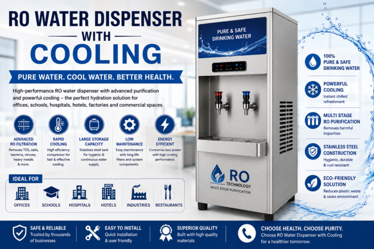 RO Water Dispenser with Cooling: The Future of Safe and Smart Drinking Water for Commercial Spaces