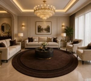 Round Carpets Dubai Add Style and Comfort to Modern Interiors
