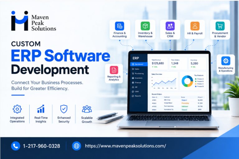 Custom ERP Development Services for US Businesses