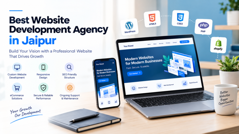 Best Website Development Agency in Jaipur for Modern Businesses