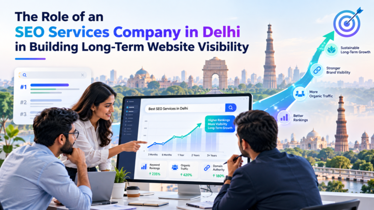 The Role of an SEO Services Company in Delhi in Building Long Term Website Visibility