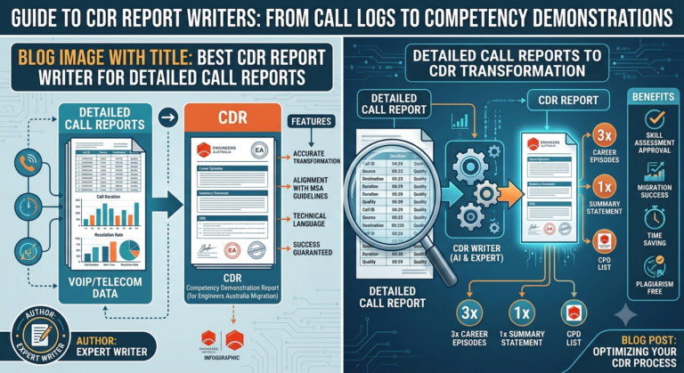 Expert CDR Writers for Engineers Australia Immigration