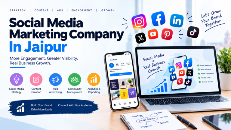 Social Media Marketing Company In Jaipur: Build a Stronger Brand Online